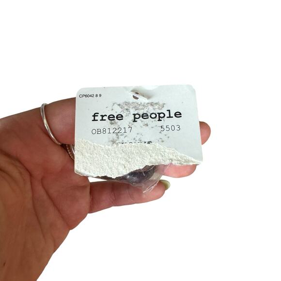 Free People NWT Jagger Blazer Military Tan Jacket Lace up Sleeve Outerwear - Picture 12 of 13